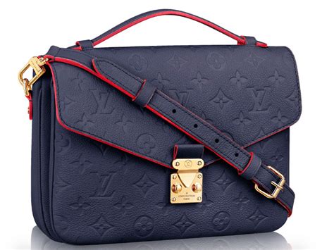 louis vuitton purse navy blue|louis vuitton blue bag monogram.